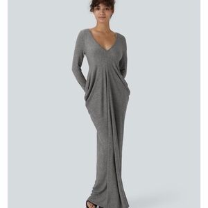 Halara Gray Maxi Dress